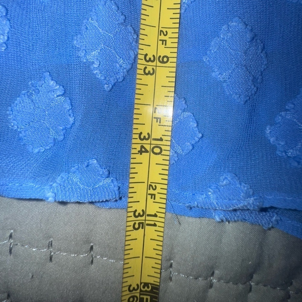 Lilly Pulitzer Arleah Pom Pom Dress – Blue Thistle Daiquiri Ditsy Size 2 EUC - Picture 9 of 10